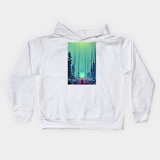 Emerald Forest Kids Hoodie